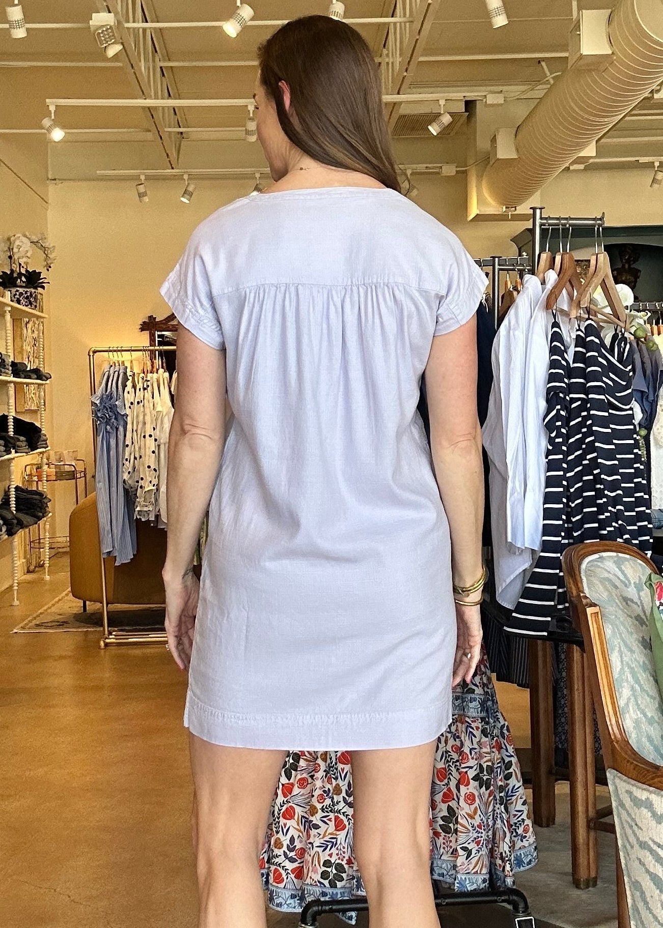 Ivy Mini Dress - Lavender - Elle Maxine