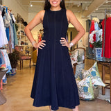 Jackie Denim Midi Dress - Elle Maxine