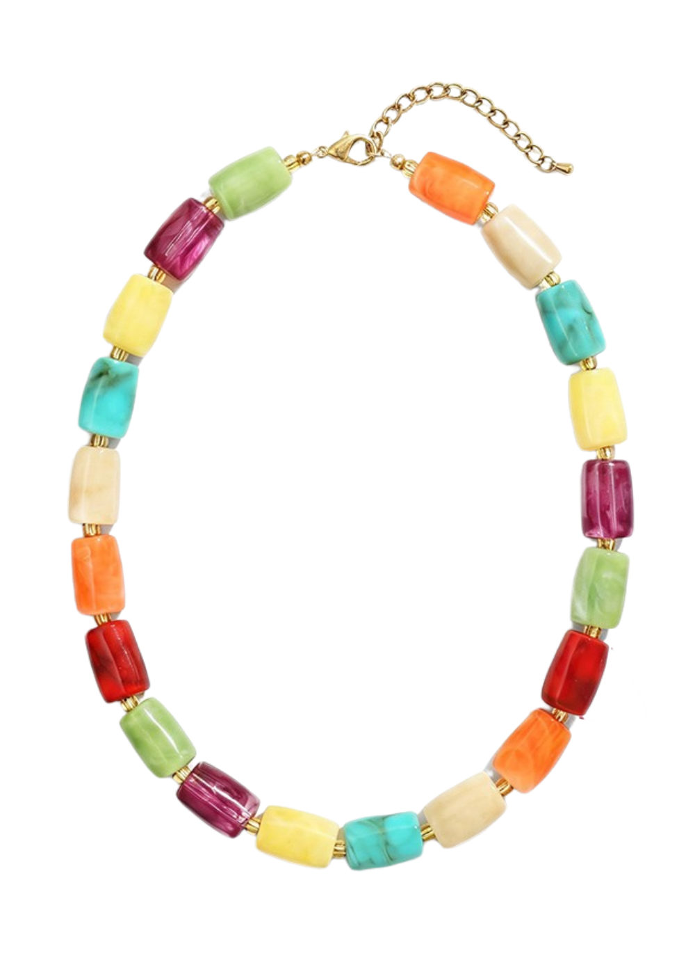 Jade Beaded Necklace - Elle Maxine