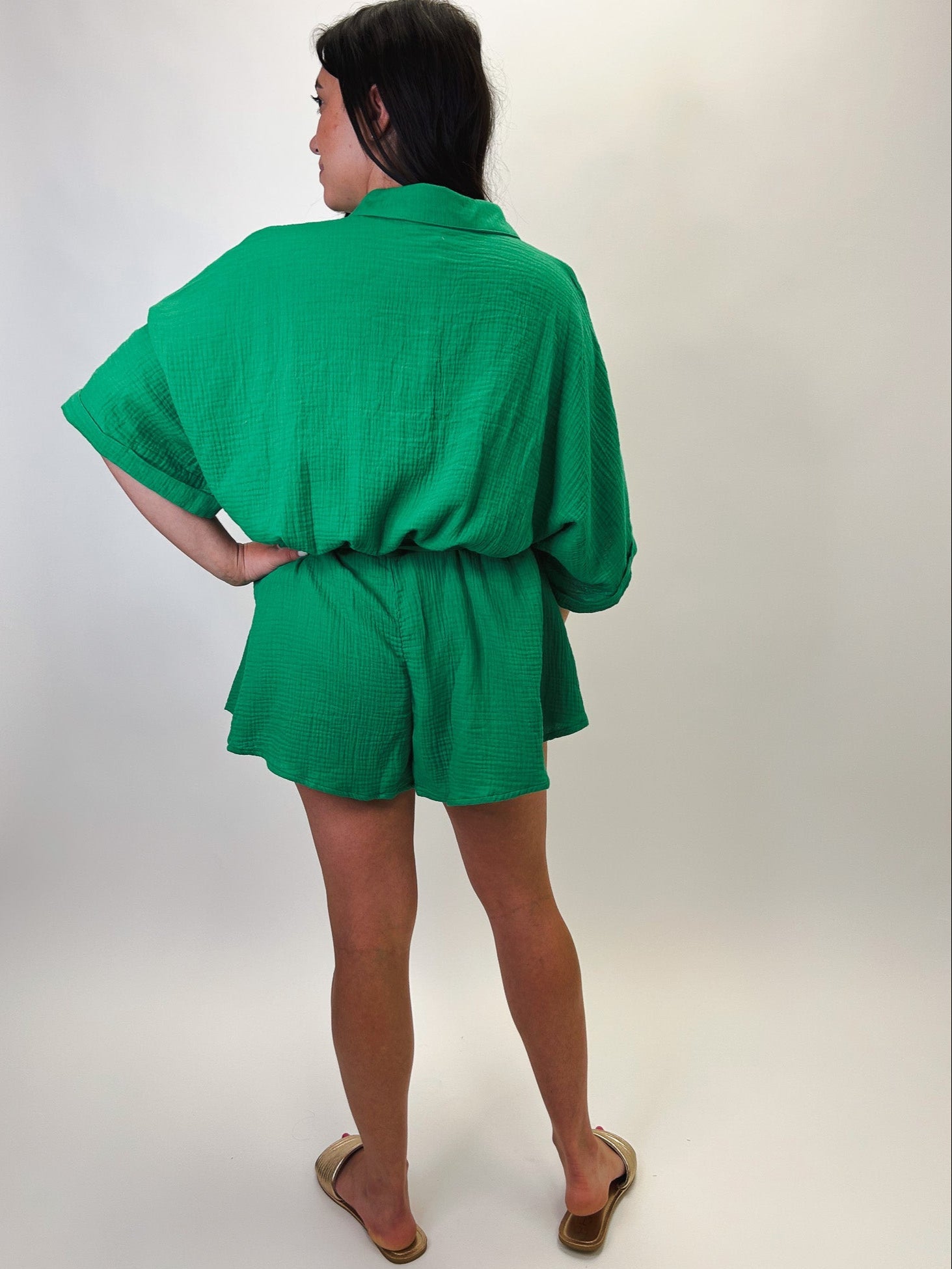 Jade Island Romper - Elle Maxine