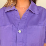 Jane Boxy Denim Top - Elle Maxine