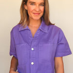 Jane Boxy Denim Top - Elle Maxine