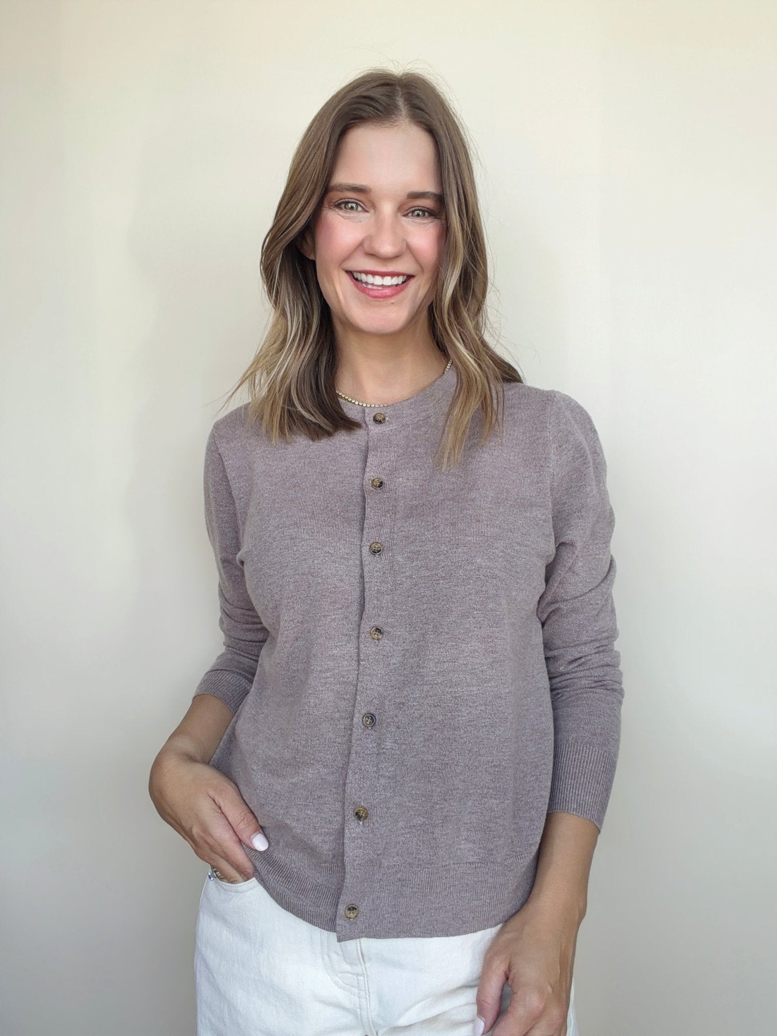 Jane Button Down Cardigan - Elle Maxine