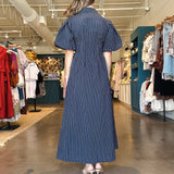 Janelle Stripe Maxi Dress - Elle Maxine