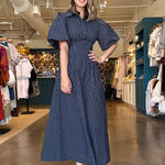 Janelle Stripe Maxi Dress - Elle Maxine