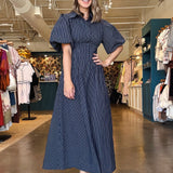 Janelle Stripe Maxi Dress - Elle Maxine