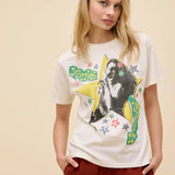 Janis Joplin Scrapbook Art Boyfriend Tee - Elle Maxine