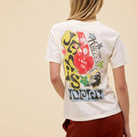 Janis Joplin Scrapbook Art Boyfriend Tee - Elle Maxine