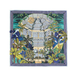 Jardin Blue Mini Scarf - Elle Maxine