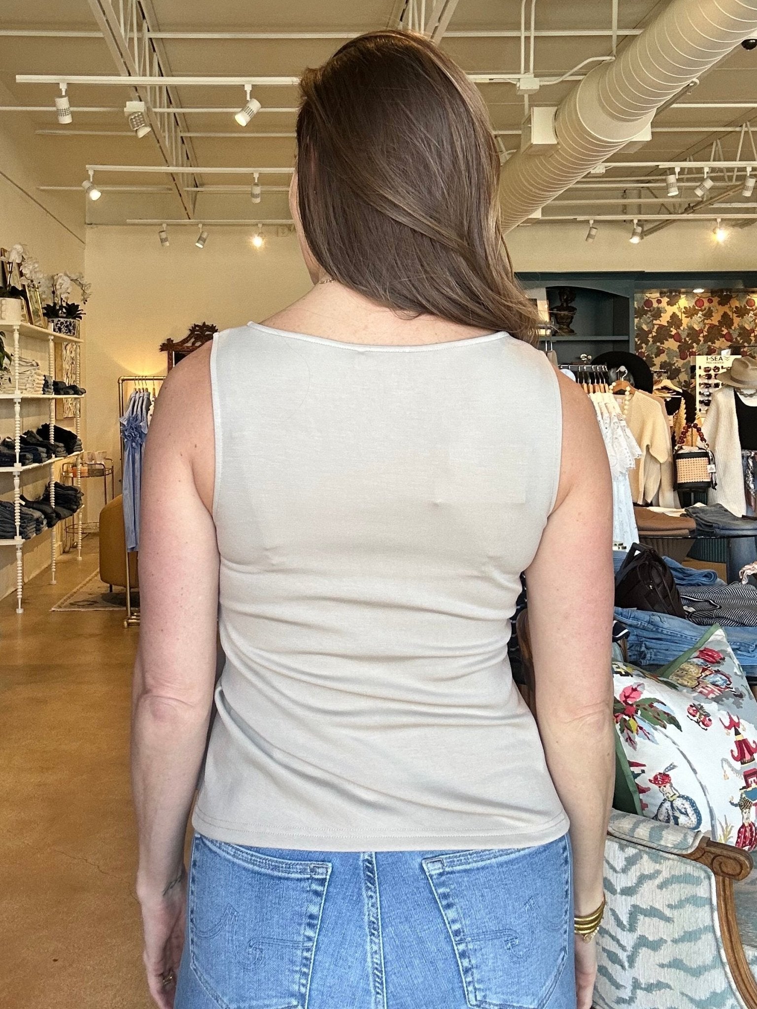 Jayleen Knot Sleeveless Top - Elle Maxine