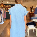 Jenna Dress - Chambray - Elle Maxine