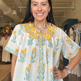 Jolene Collared Floral Top - Elle Maxine
