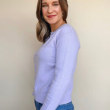 Judd Lavender Cardigan - Elle Maxine