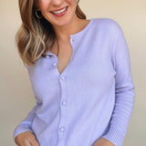 Judd Lavender Cardigan - Elle Maxine