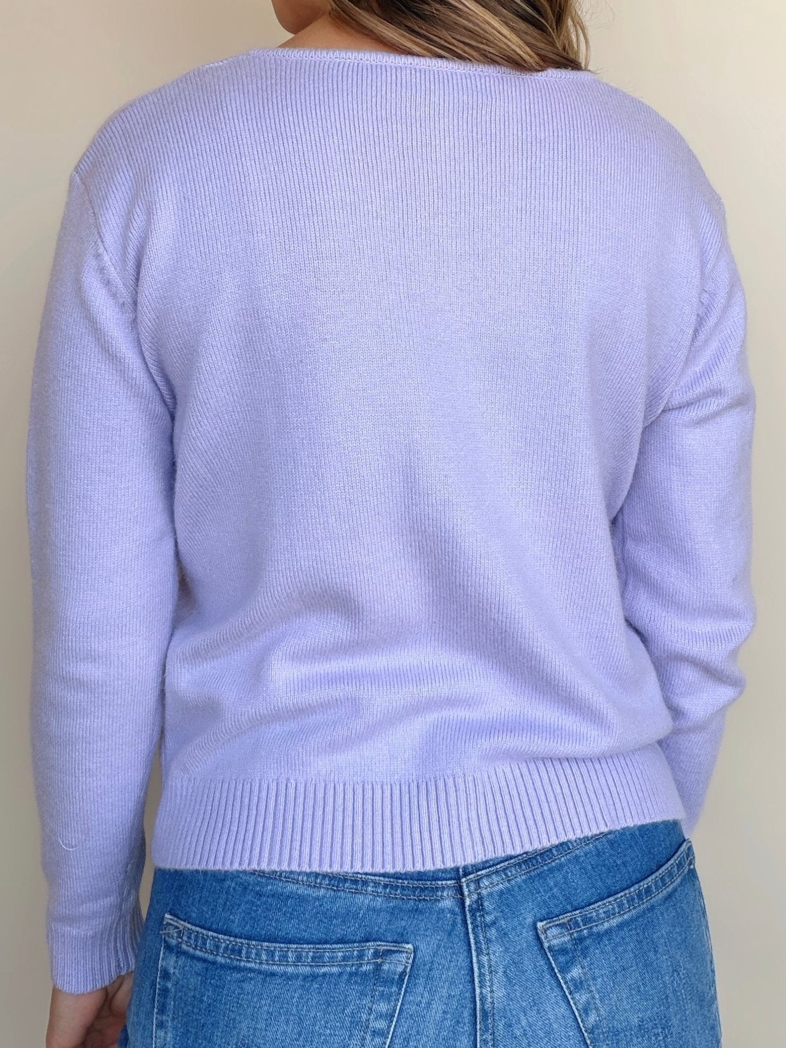 Judd Lavender Cardigan - Elle Maxine