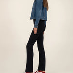 Julia Crop Denim Jacket - Elle Maxine