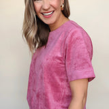 Juliette Suede Swing Top - Elle Maxine