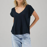 Kaden V - Neck Tee - Black - Elle Maxine