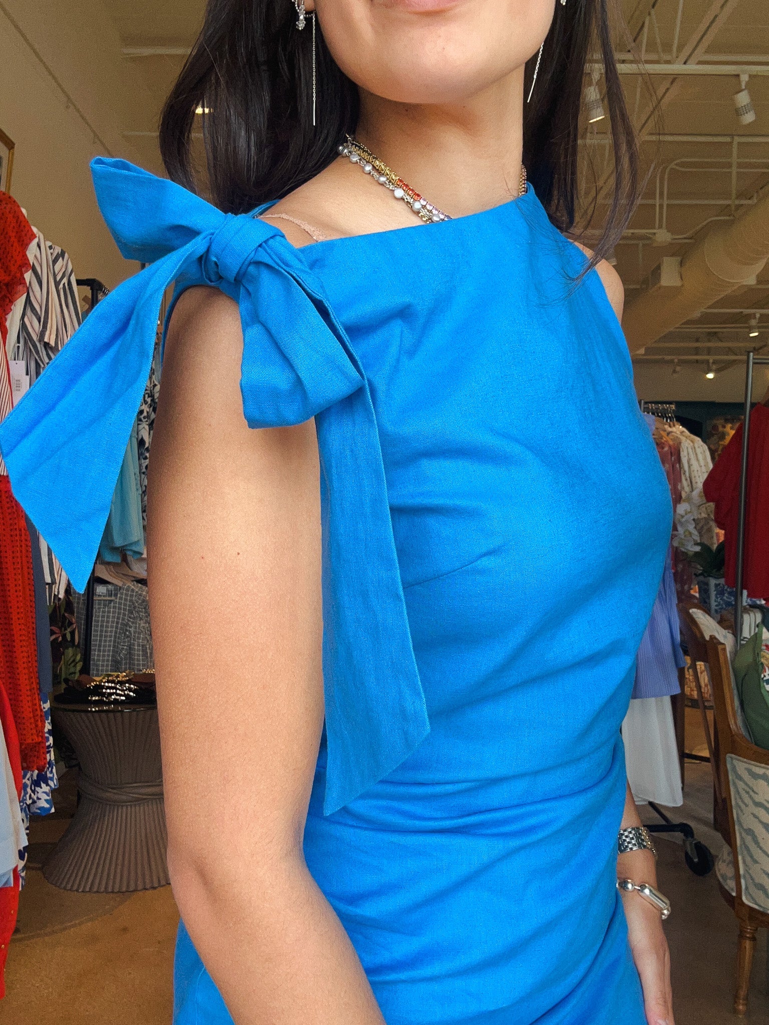 Kaila Asymmetrical Mini Dress - Elle Maxine