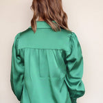 Kelly Button Front Blouse - Elle Maxine