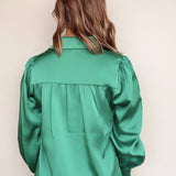 Kelly Button Front Blouse - Elle Maxine
