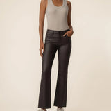 Kelsey Coated High Rise Ankle Flare Jeans - Elle Maxine