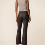Kelsey Coated High Rise Ankle Flare Jeans - Elle Maxine