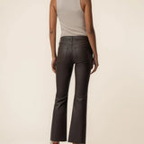 Kelsey Coated High Rise Ankle Flare Jeans - Elle Maxine