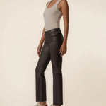 Kelsey Coated High Rise Ankle Flare Jeans - Elle Maxine
