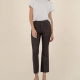 Kelsey Flare Jeans - Chocolate - Elle Maxine