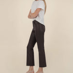 Kelsey Flare Jeans - Chocolate - Elle Maxine
