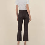 Kelsey Flare Jeans - Chocolate - Elle Maxine
