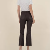 Kelsey Flare Jeans - Chocolate - Elle Maxine