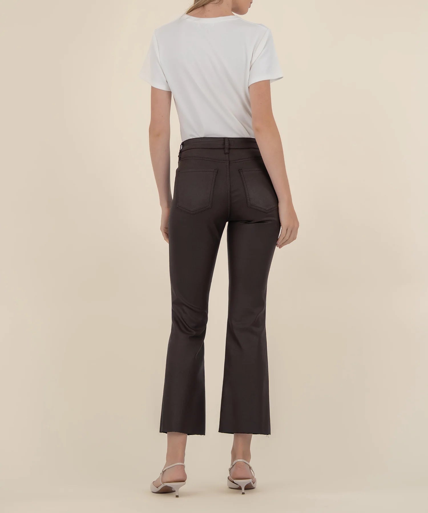 Kelsey Flare Jeans - Chocolate - Elle Maxine