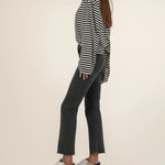 Kelsey Flare Jeans - Pewter - Elle Maxine