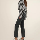 Kelsey Flare Jeans - Pewter - Elle Maxine