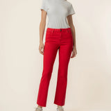 Kelsey High Rise Ankle Flare - Elle Maxine