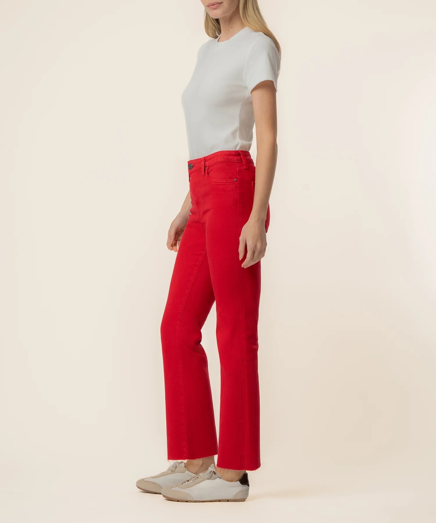 Kelsey High Rise Ankle Flare - Elle Maxine