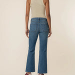 Kelsey High Rise Ankle Flare - Wonderful - Elle Maxine