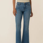 Kelsey High Rise Ankle Flare - Wonderful - Elle Maxine