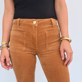 Kelsey Mid Rise Ankle Flare Pant - Elle Maxine