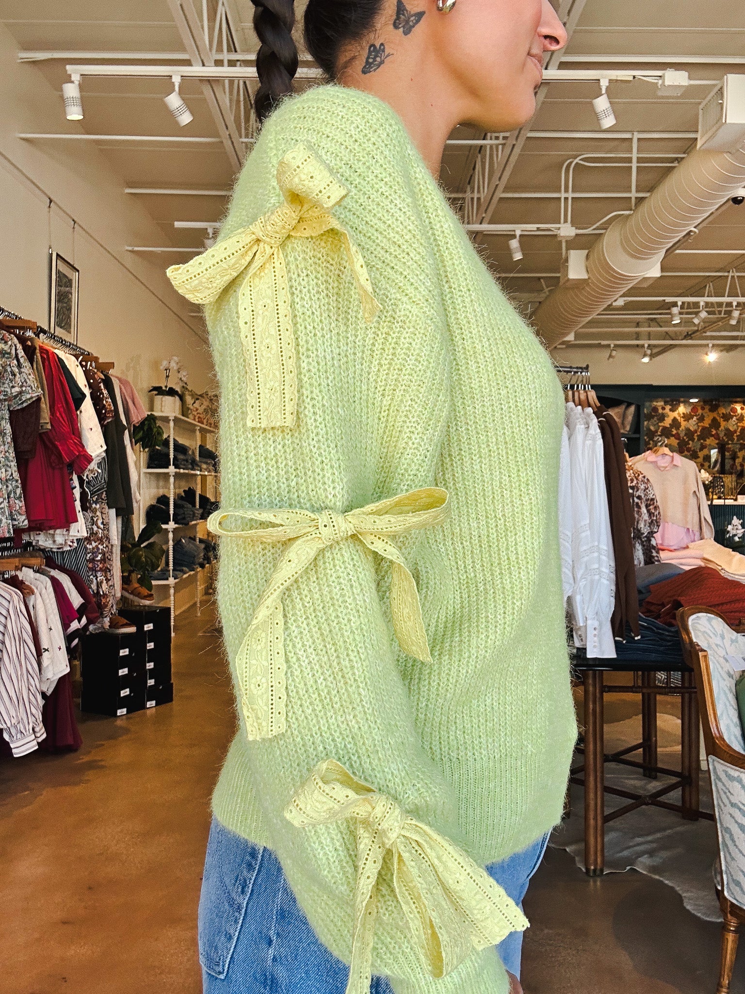 Key Lime Sweater - Elle Maxine