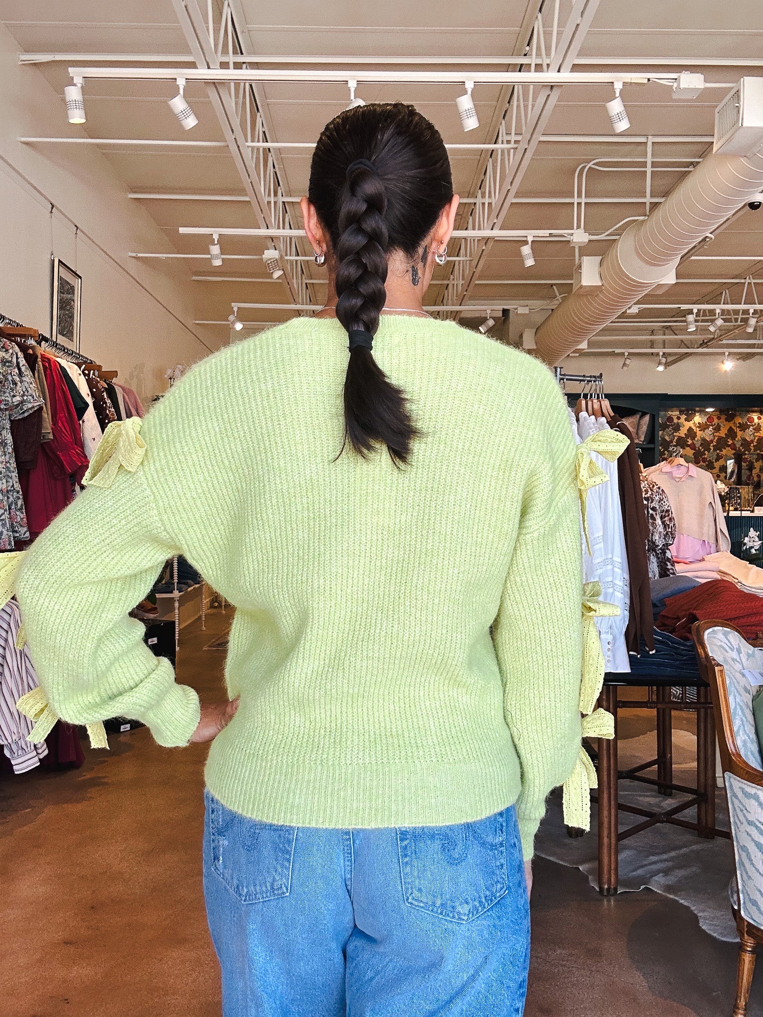 Key Lime Sweater - Elle Maxine