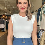 Kristopher Twofer Dress - Riviera Blue - Elle Maxine