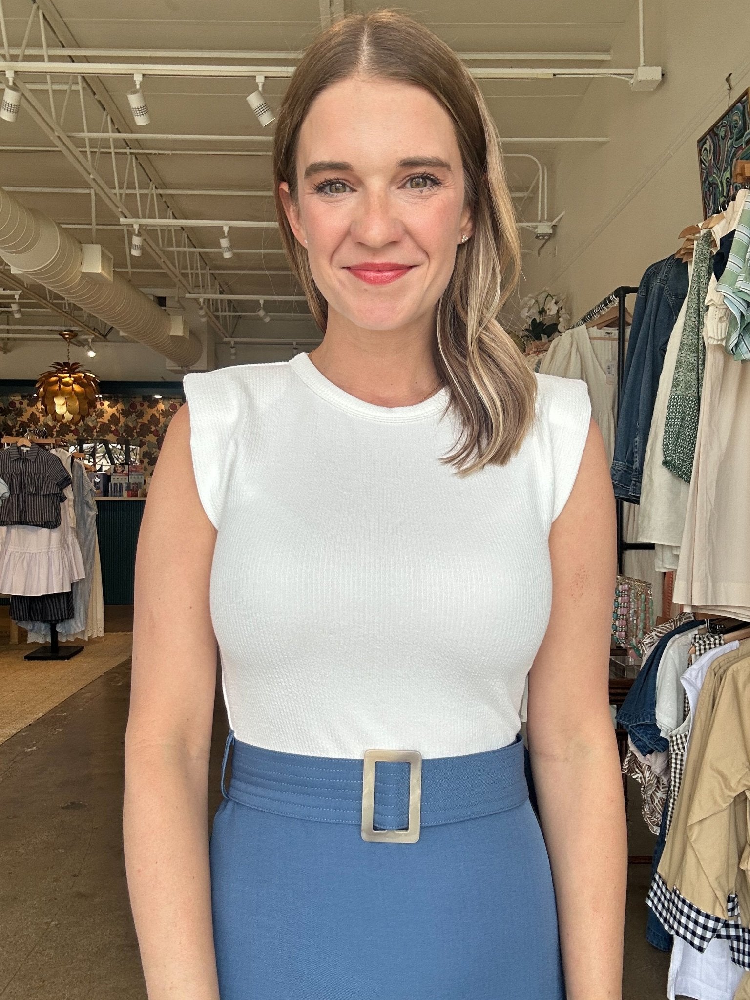 Kristopher Twofer Dress - Riviera Blue - Elle Maxine