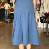 Kristopher Twofer Dress - Riviera Blue - Elle Maxine