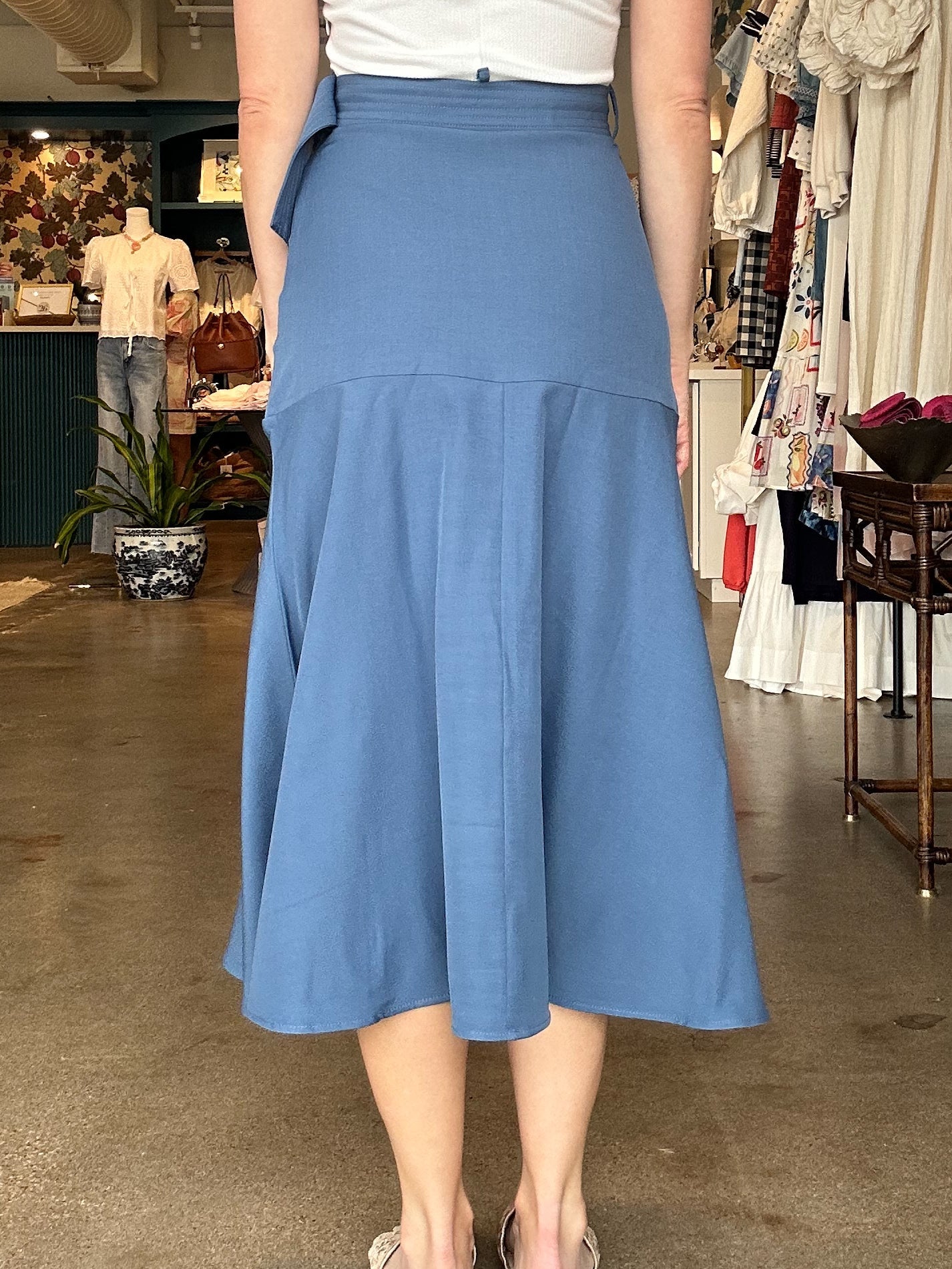 Kristopher Twofer Dress - Riviera Blue - Elle Maxine