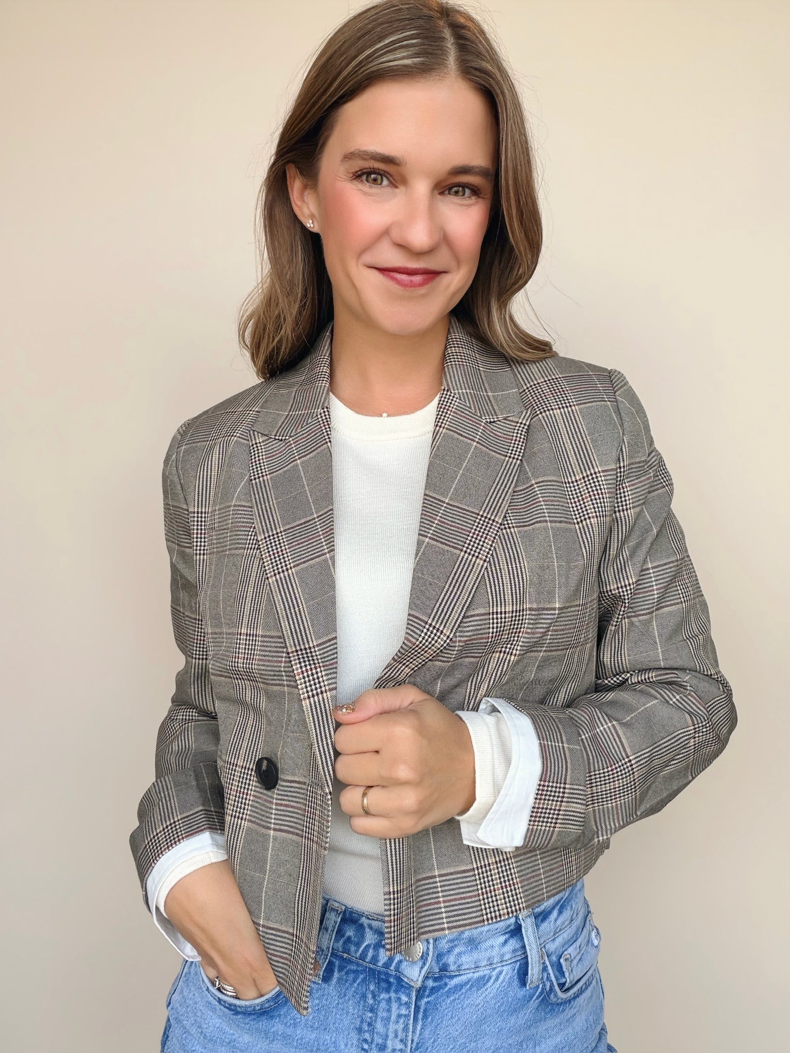 Laito Cropped Blazer - Elle Maxine