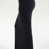 Landon Ribbed Skirt - Black - Elle Maxine