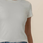 Langley Short Sleeve Rib Tee - Elle Maxine